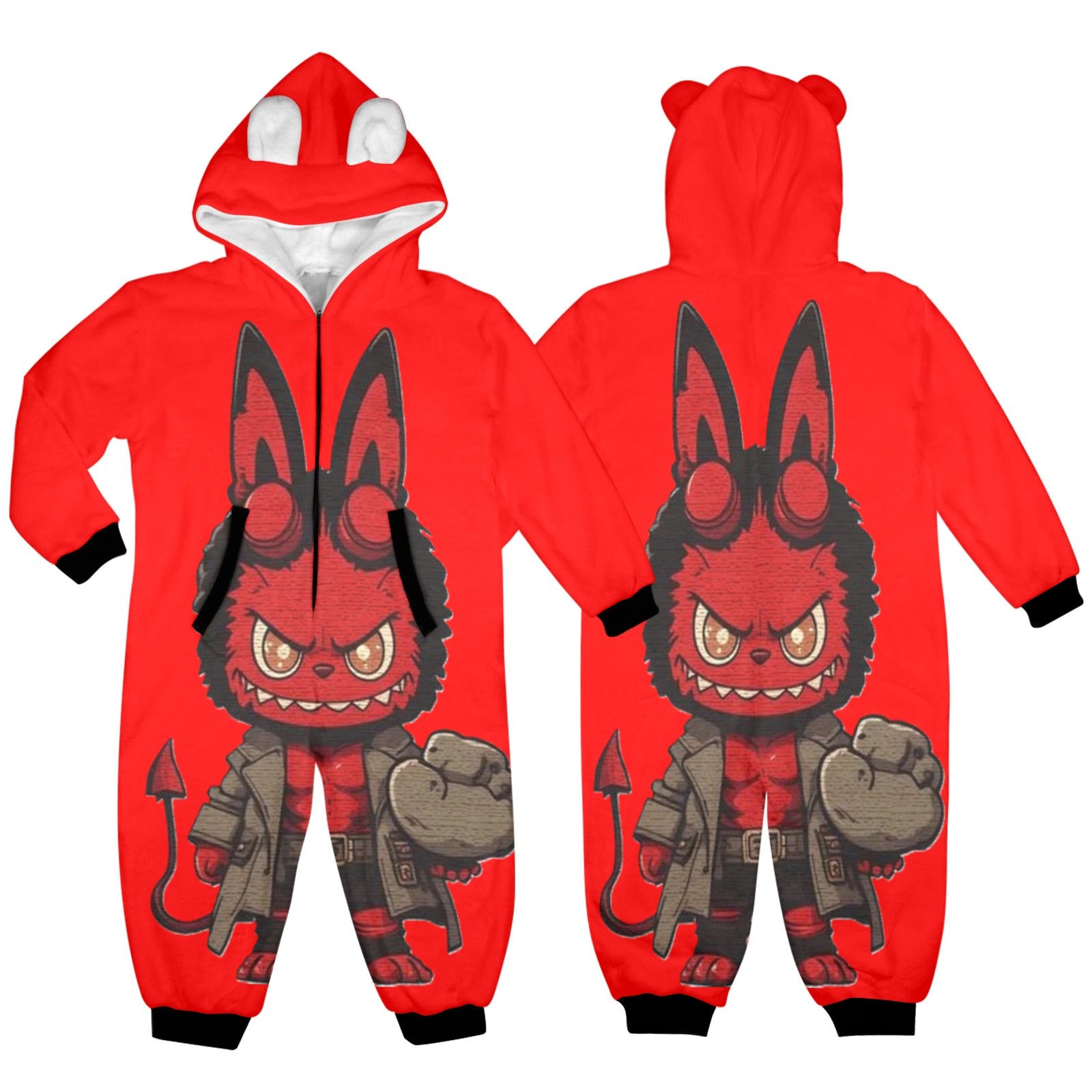 KSC's Halloween Exclusive Little Kids Unisex Onesie LabubuHellboy