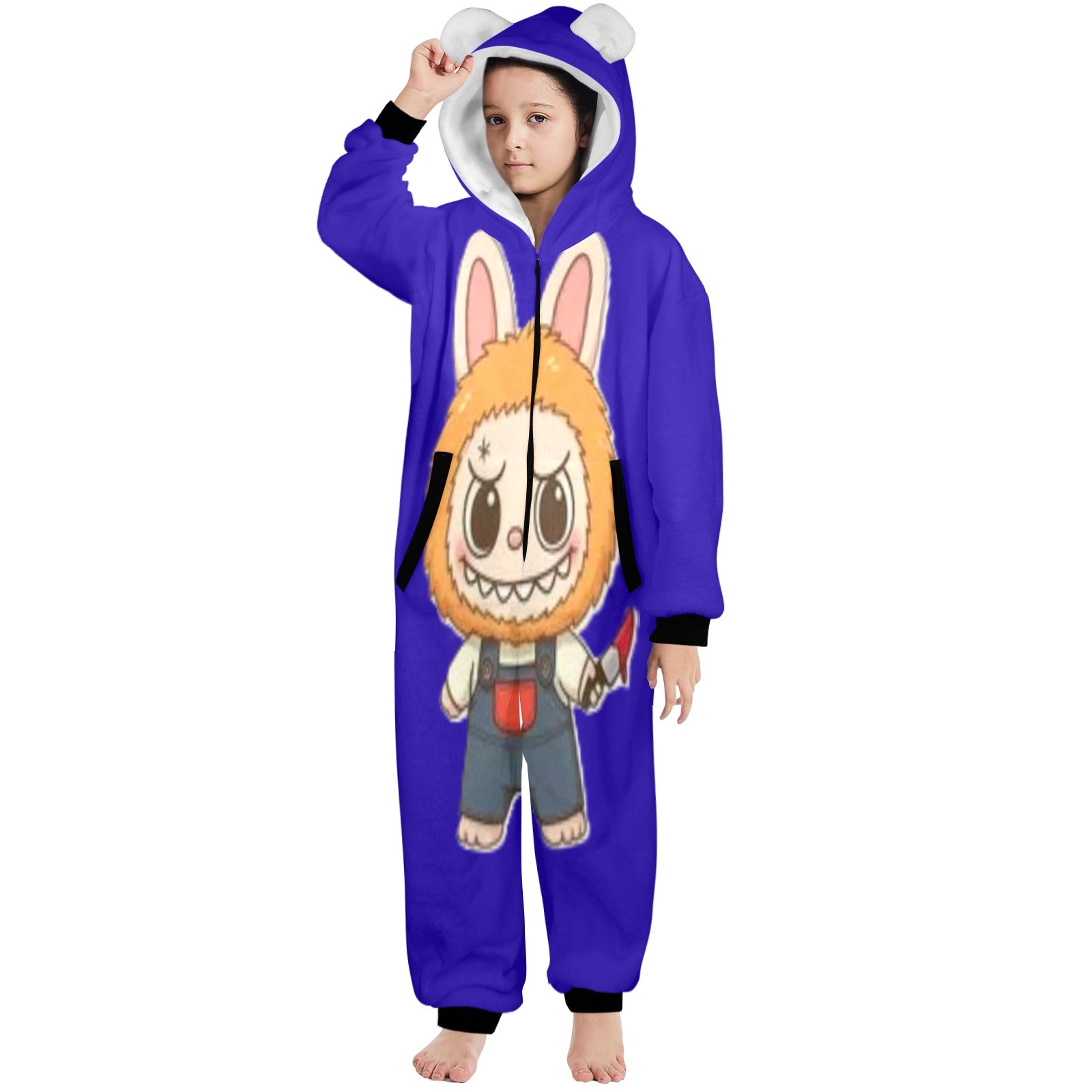 KSC's Halloween Big Kids Unisex Onesies 8 to 15 Years) Chucky Doll Labubu