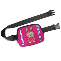 💖 Labubu Pink Pop Crossbody – Fanny Fun for All Ages! Pink Labubu Cross Body Bags - Fanny Bags