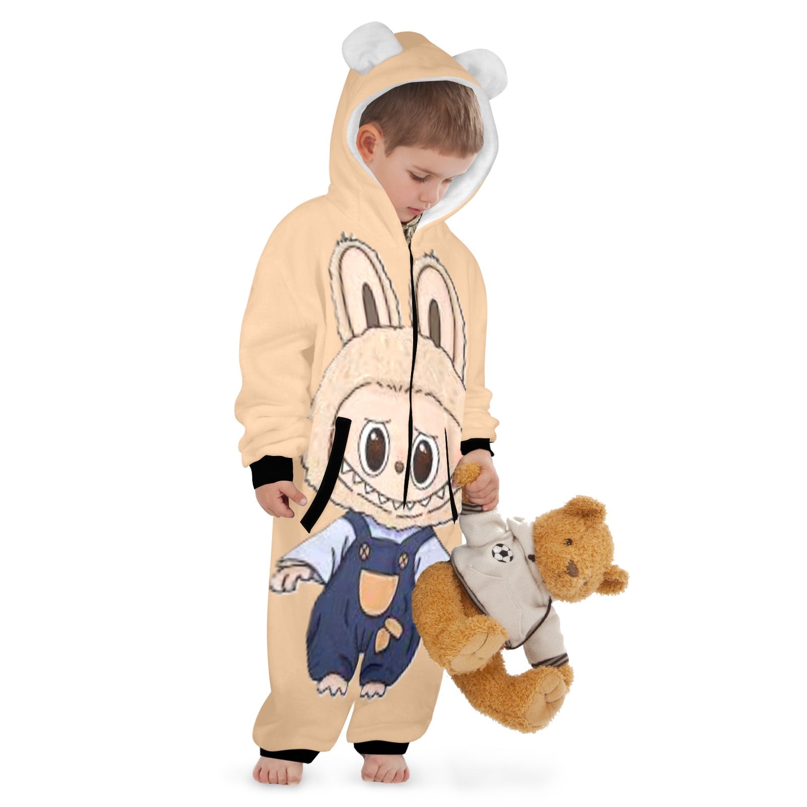 KSC's Exclusive Labubu Little Kid Onesie (2 to 7 years old) Overalls Labubu