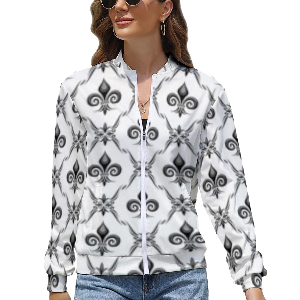 Women's Long Sleeve Zipper Jacket (10 Options) - KSC's Limited Edition Designer Collections