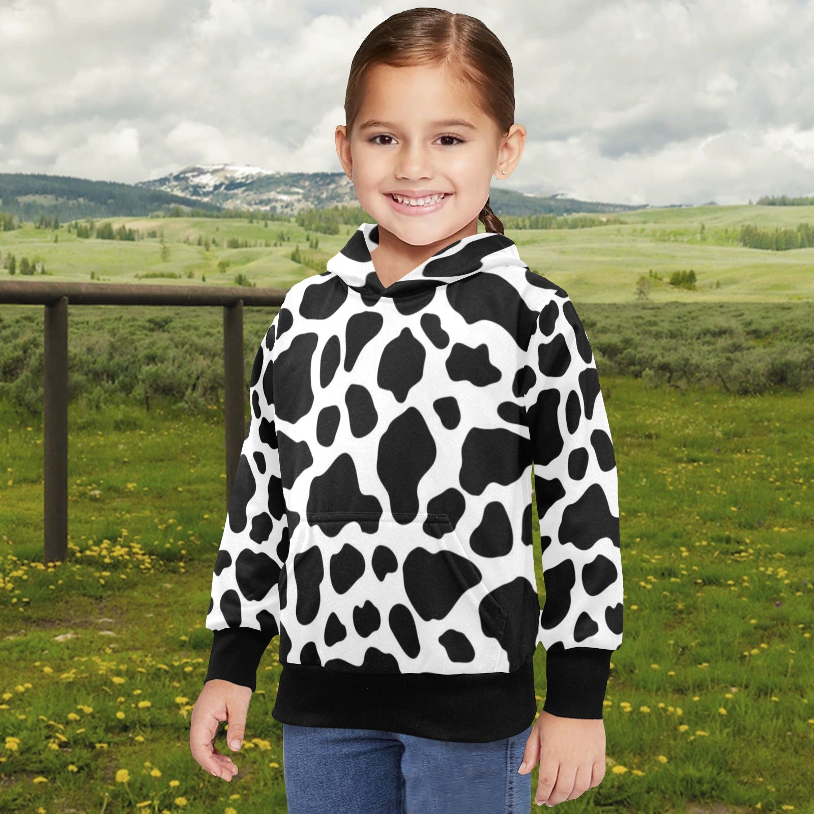 KSC's Exclusive Designs Little Girls' Long Sleeve Hoodie - Little Girls' Long Sleeve Hoodie