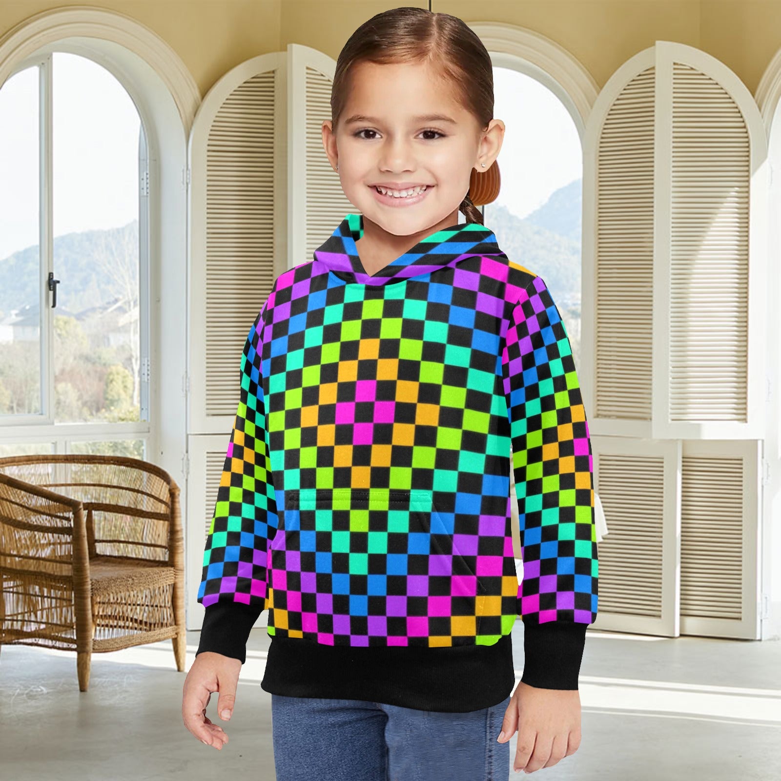 KSC's Exclusive Designs Little Girls' Long Sleeve Hoodie - Little Girls' Long Sleeve Hoodie