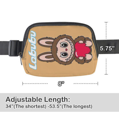 🧸💖 “Heart-Stoppingly Cute!” Labubu Love Bags – Trending Crossbody & Fanny Style for All Ages -Most Popular & Trending Cute Brown Labubu Holding Heart Cross Body Bags- Fanny Bags for Adults & Kids