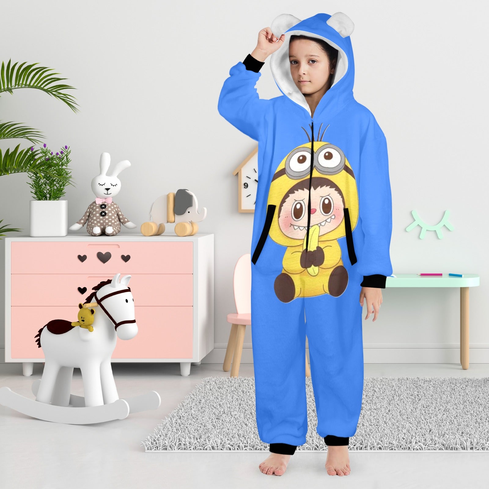 KSC's Exclusive Big Kids Onesie Labubu (8 to 15 Years) Blue Minion Labubu