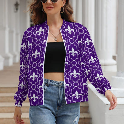 Women's Long Sleeve Zipper Jacket (10 Options) - KSC's Limited Edition Designer Collections