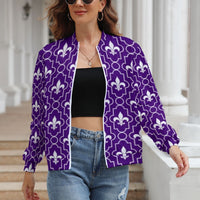 Women's Long Sleeve Zipper Jacket (10 Options) - KSC's Limited Edition Designer Collections