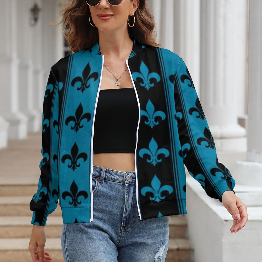 Women's Long Sleeve Zipper Jacket (10 Options) - KSC's Limited Edition Designer Collections