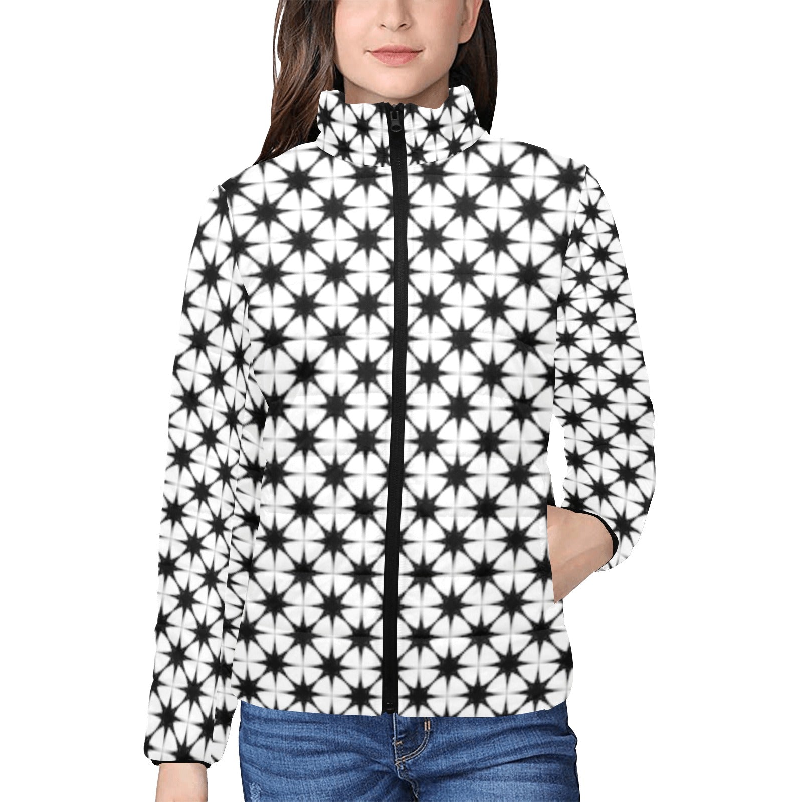 KSC's Exclusive  Women's Stand Collar Padded Jackets (10) Designs/Styles - Women's stand collar padded jacket(H41)