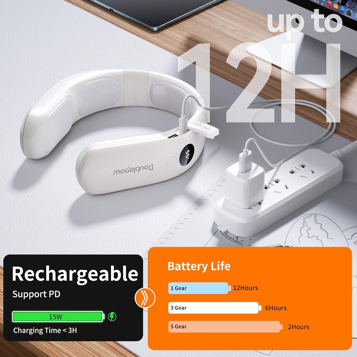 🔥 Neck Toasted. Vibes Boosted. 🔥 10,000mAh Rechargeable Neck Warmer – Fits Necks Up to 8” Wide -10000mah Rechargeable Neck Warmer,for Necks Up to 8 inches Wide