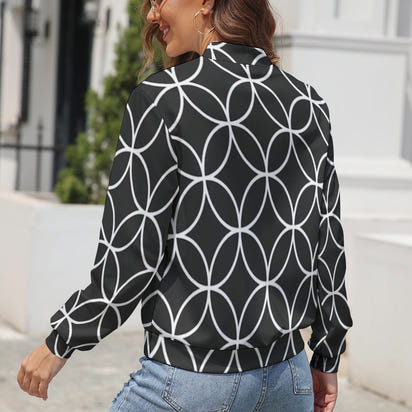 Women's Long Sleeve Zipper Jacket - (10 Options) KSC's Limited Edition Designer Collections