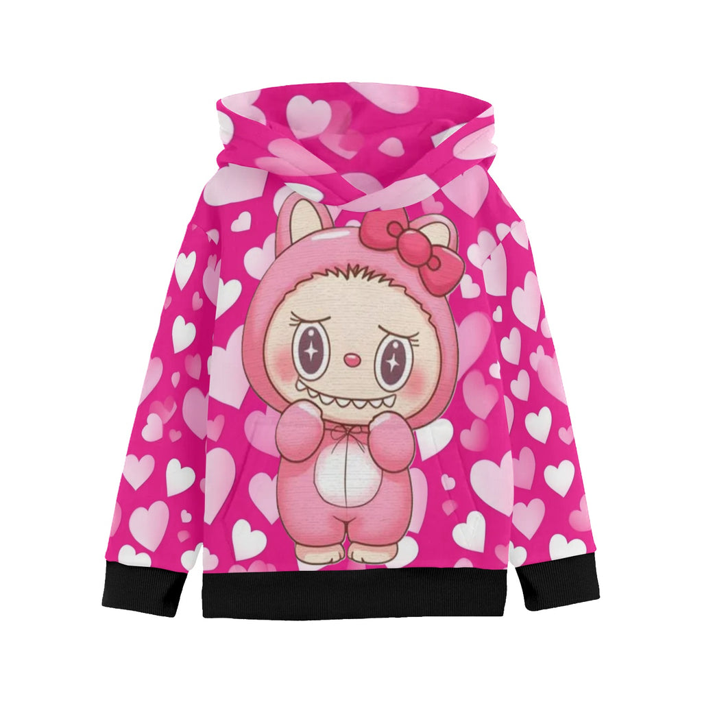 KSC's Little Girls' Labubu Designs Long Sleeve Hoodies