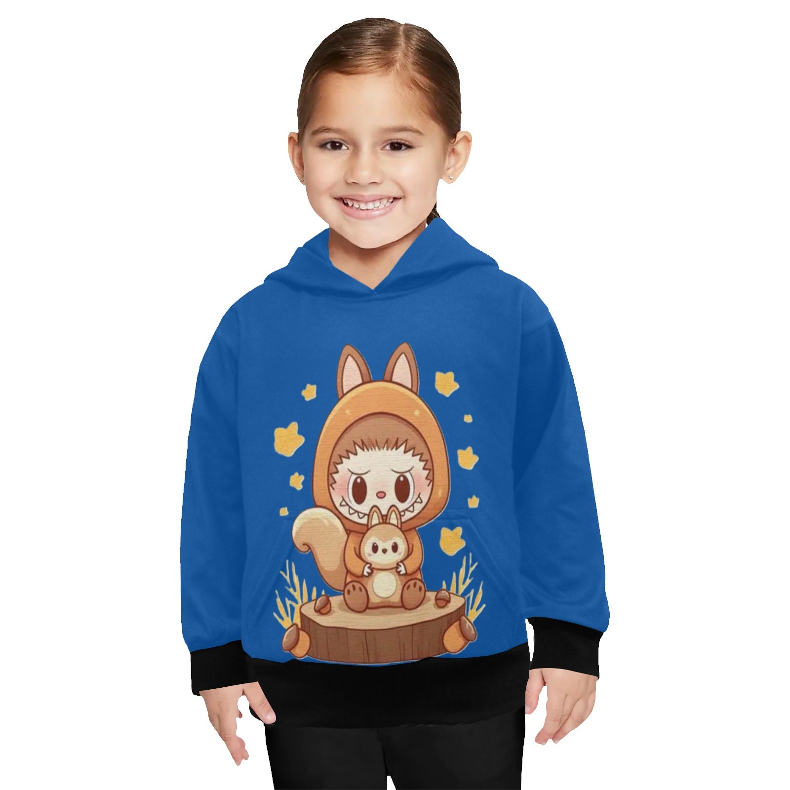 KSC's Little Girls' Fall Labubu Long Sleeve Hoodies - CUTE & COMFY - PERFECT FOR FALL & WINTER!