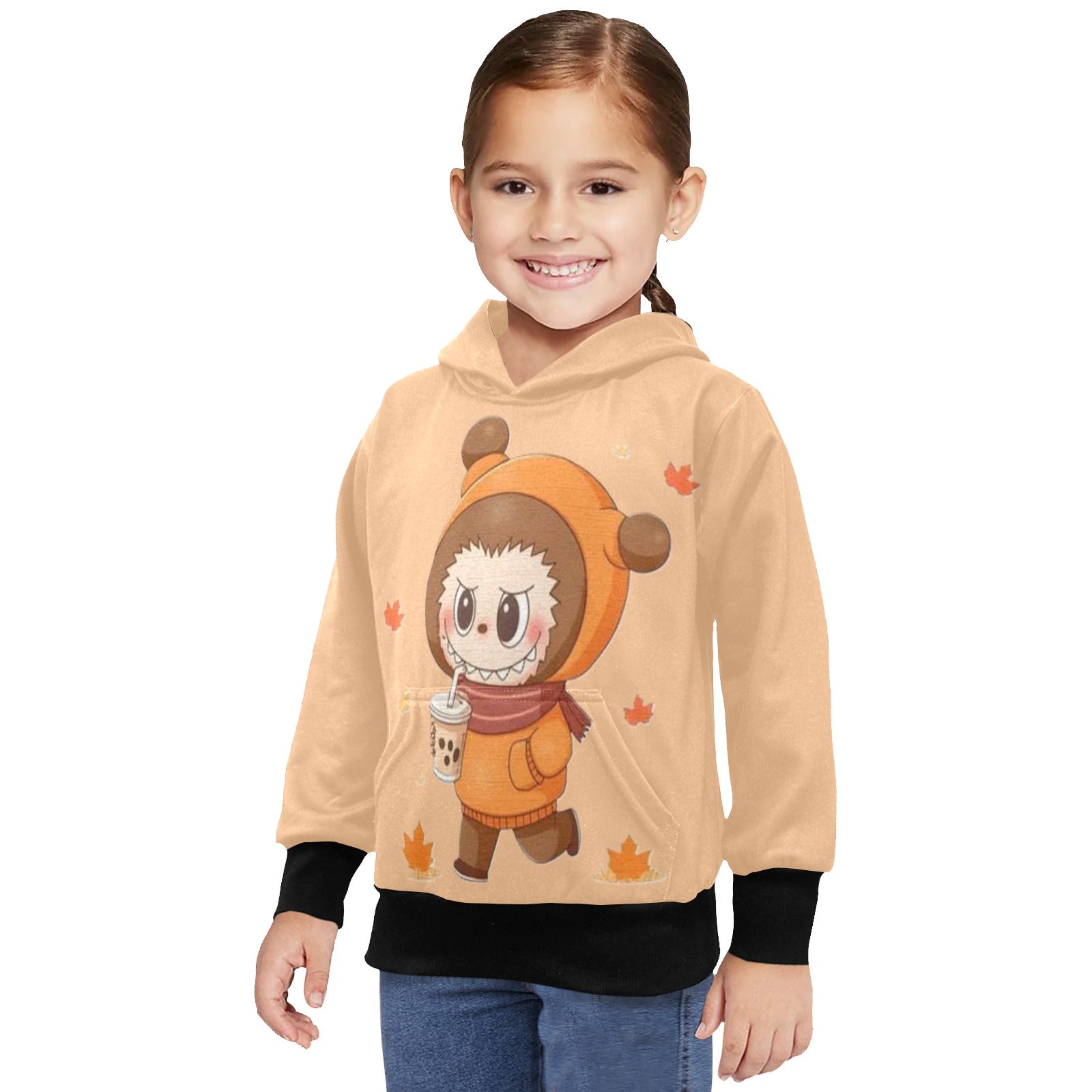 KSC's Little Girls' Fall Labubu Long Sleeve Hoodies - CUTE & COMFY - PERFECT FOR FALL & WINTER!
