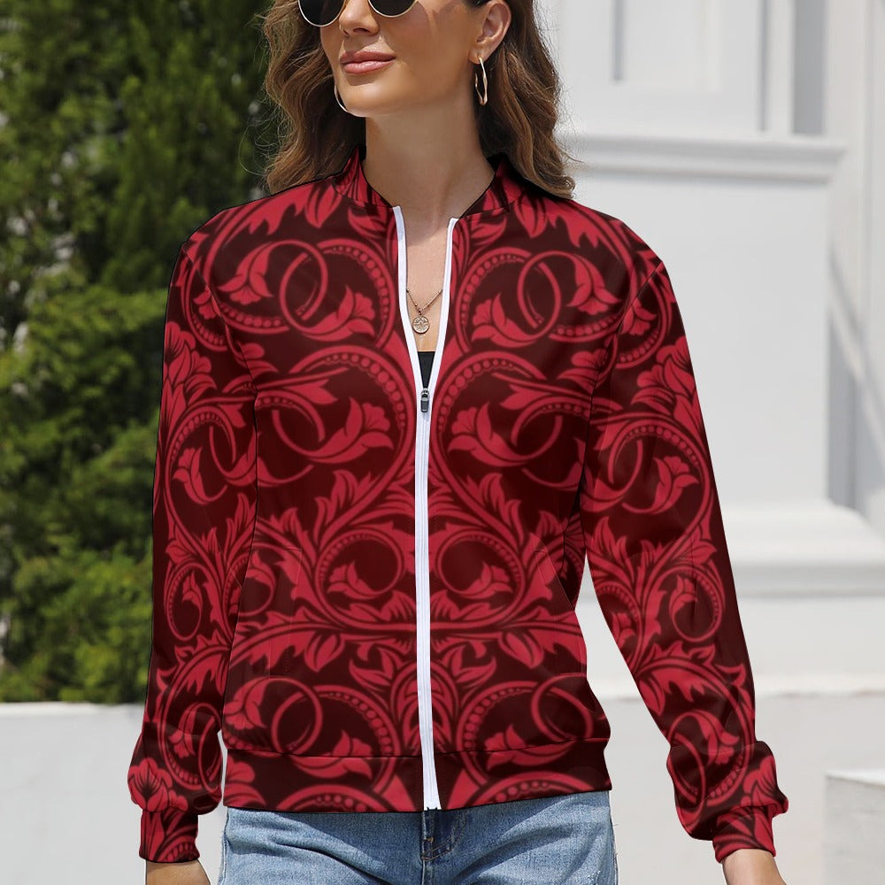 Women's Long Sleeve Zipper Jacket (10 Options) - KSC's Limited Edition Designer Collections