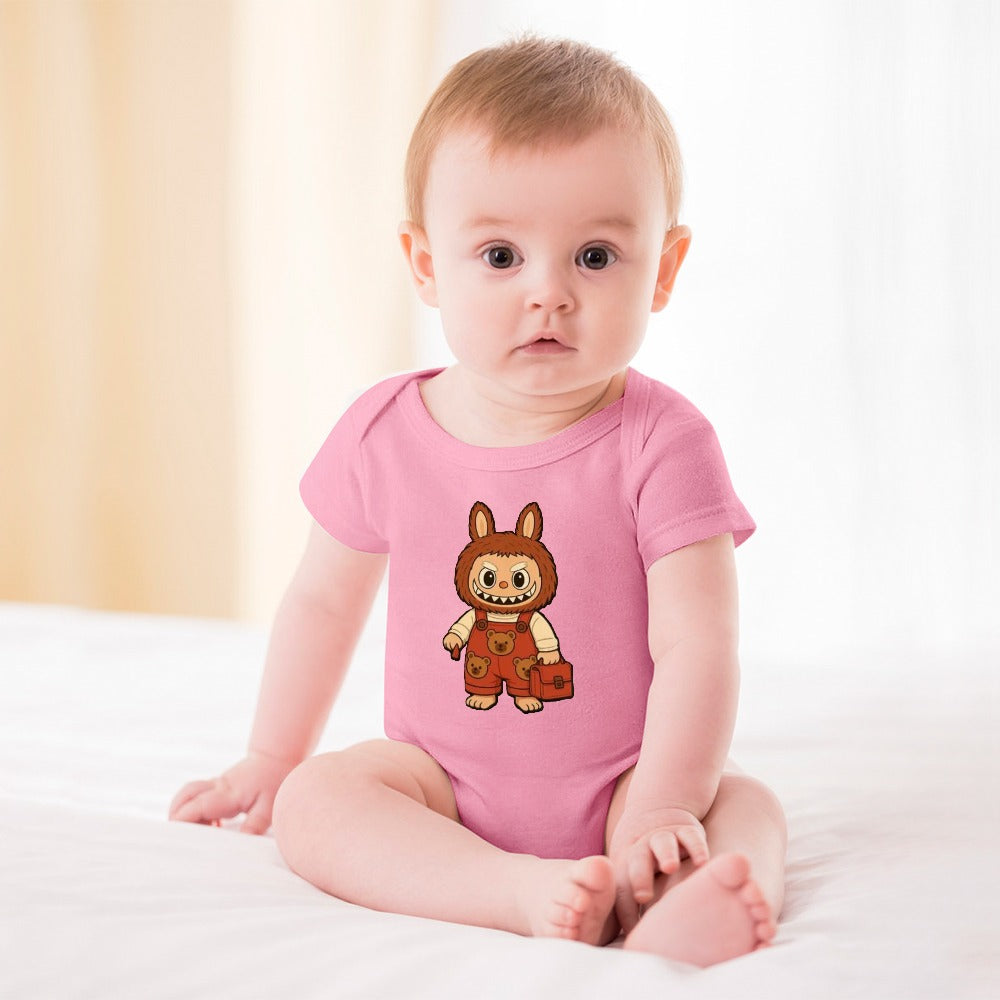 KSC's BABY LABUBU BODYSUIT -Short -Sleeve Baby's Bodysuit