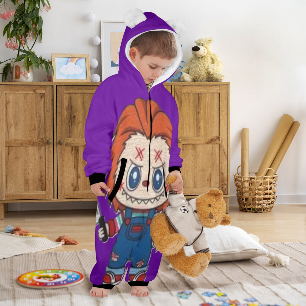 KSC's Halloween Good Guy Labubu Doll Lil Kid Unisex Onesie 2 to 7 years old