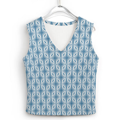 KSC's Custom Vest Designs Women's Long Sleeve Button Knit Vest