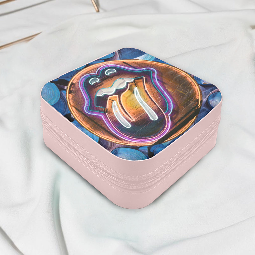 TONGUEOUTPOPARTTRAVELJEWELRYBOX Custom Printed Travel Jewelry Box