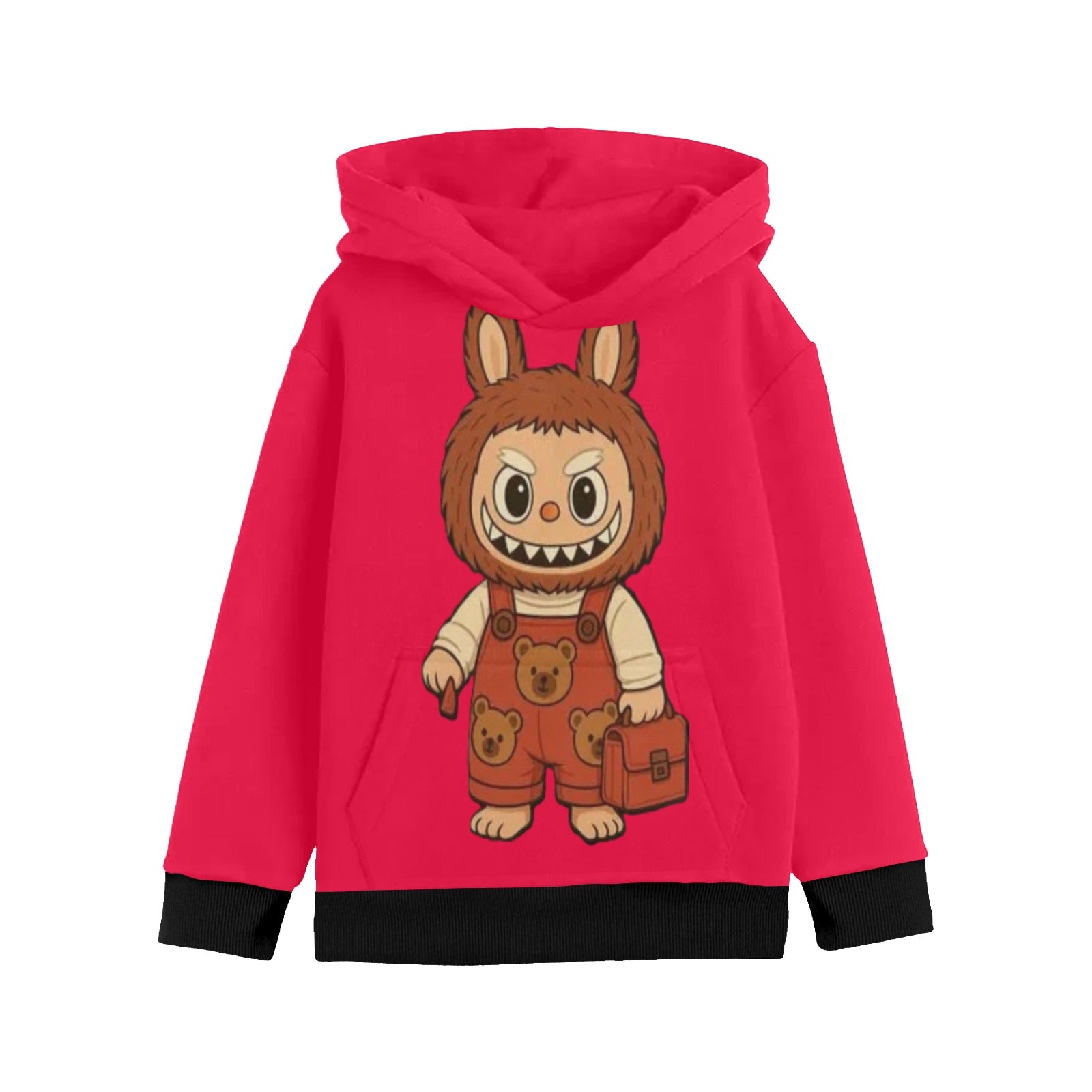 KSC's Limited Edition Labubu Hoodies -Little Girls' Long Sleeve Hoodie