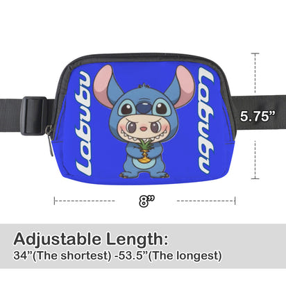 🌈 Labubu Stitch Crossbody Fanny – Color-Pop Cool for Every Age! Labubu Stitch Cross Body Bags - Fanny Bags: Adults & Kids with Variety Of Colors