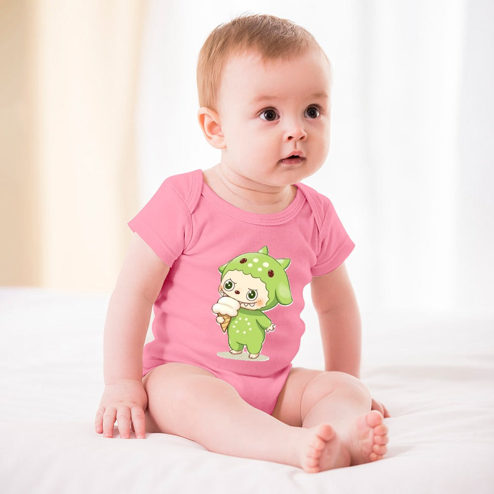KSC's BABY LABUBU BODYSUIT -Short -Sleeve Baby's Bodysuit