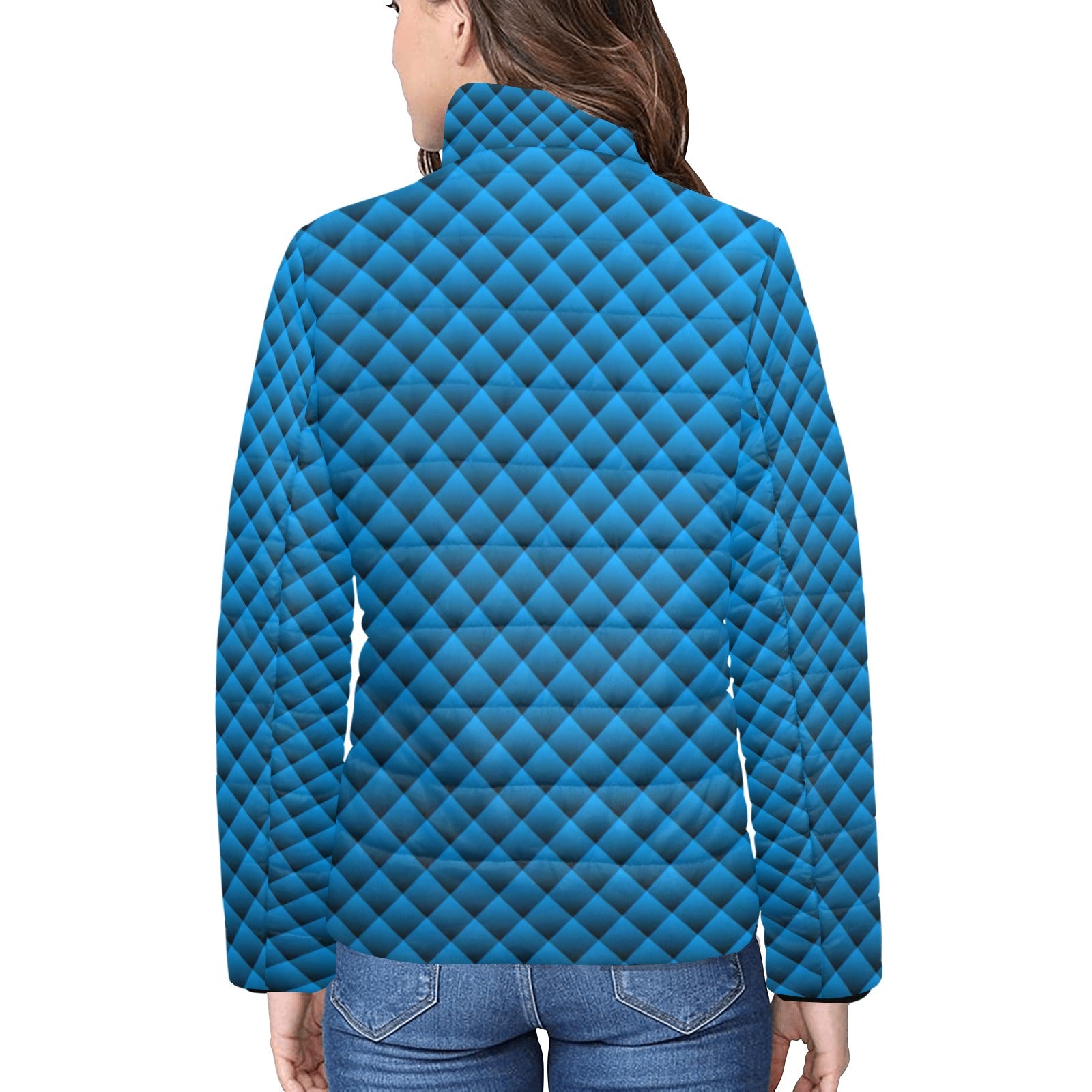 KSC's Exclusive  Women's Stand Collar Padded Jackets (10) Designs/Styles - Women's stand collar padded jacket(H41)