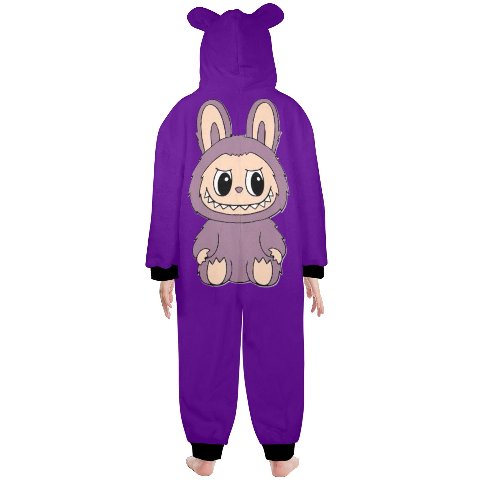 KSC's Exclusive Big Kids Onesie Labubu (8 to 15 Years) Purple w/Purple Labubu
