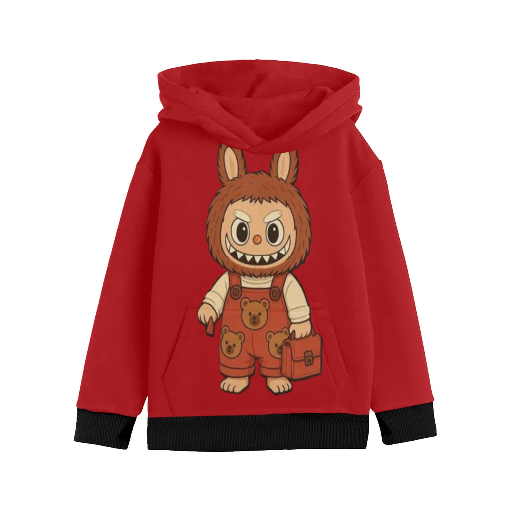 KSC's Limited Edition Labubu Hoodies -Little Girls' Long Sleeve Hoodie