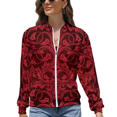 Women's Long Sleeve Zipper Jacket (10 Options) - KSC's Limited Edition Designer Collections