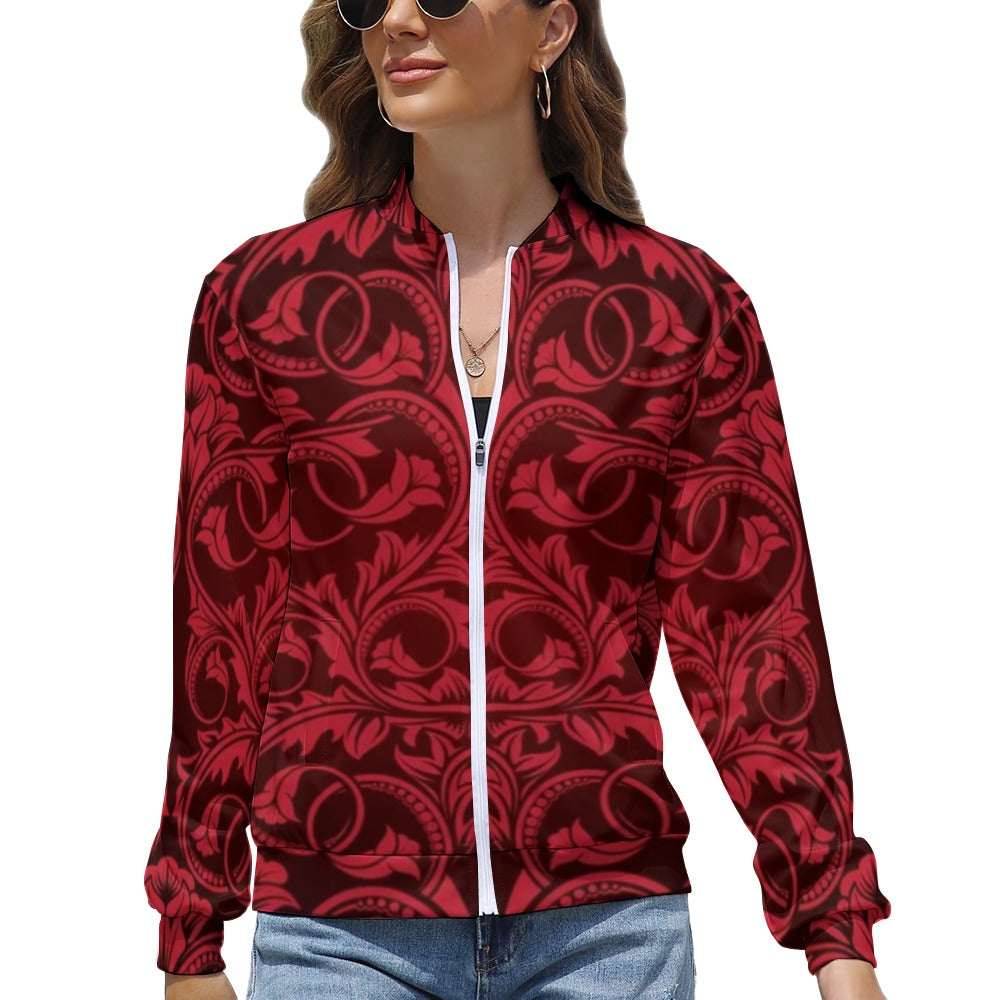Women's Long Sleeve Zipper Jacket (10 Options) - KSC's Limited Edition Designer Collections