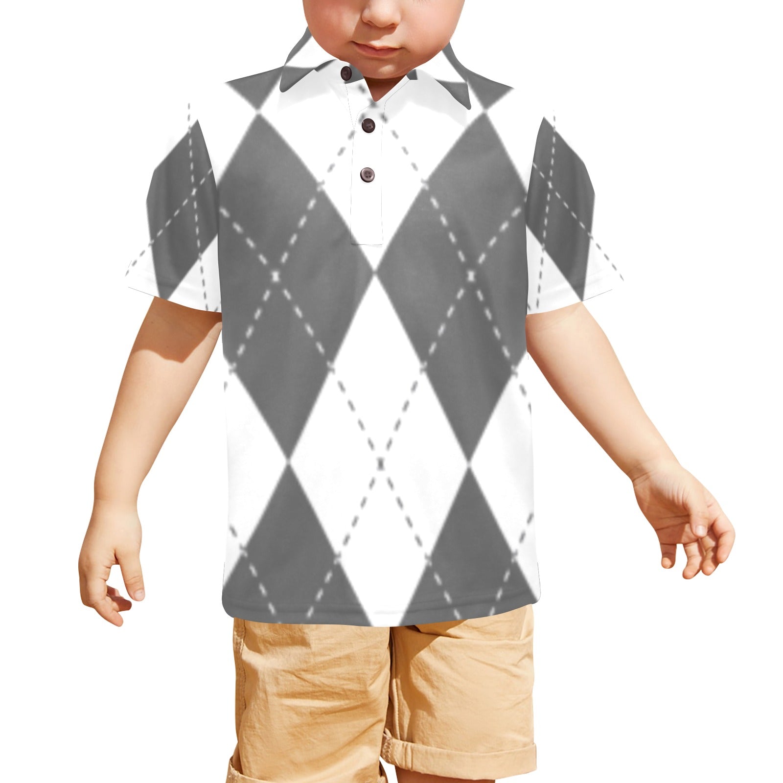 KSC's Exclusive Designs Little Boys' Polo Shirt T55 - 10 Options Inside