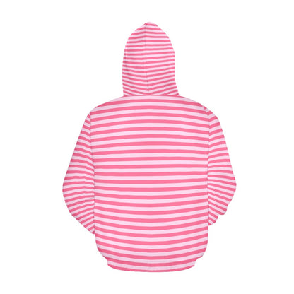 KSC's Exclusive Women's Stripe Design Hoodies Collection (10 Options) Hoodie (Model H13)
