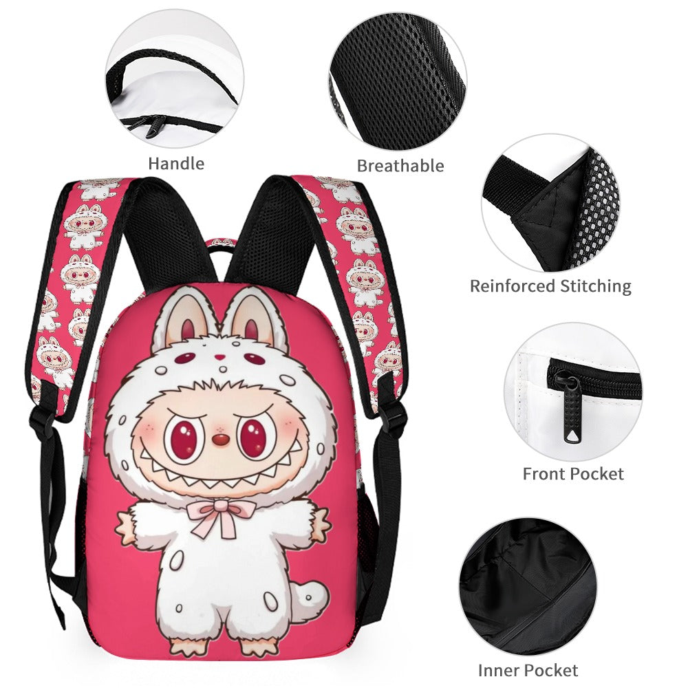 Cutest Exclusive Labubu Backpack Bundles, Three piece set combination - 10 different options to choose from!