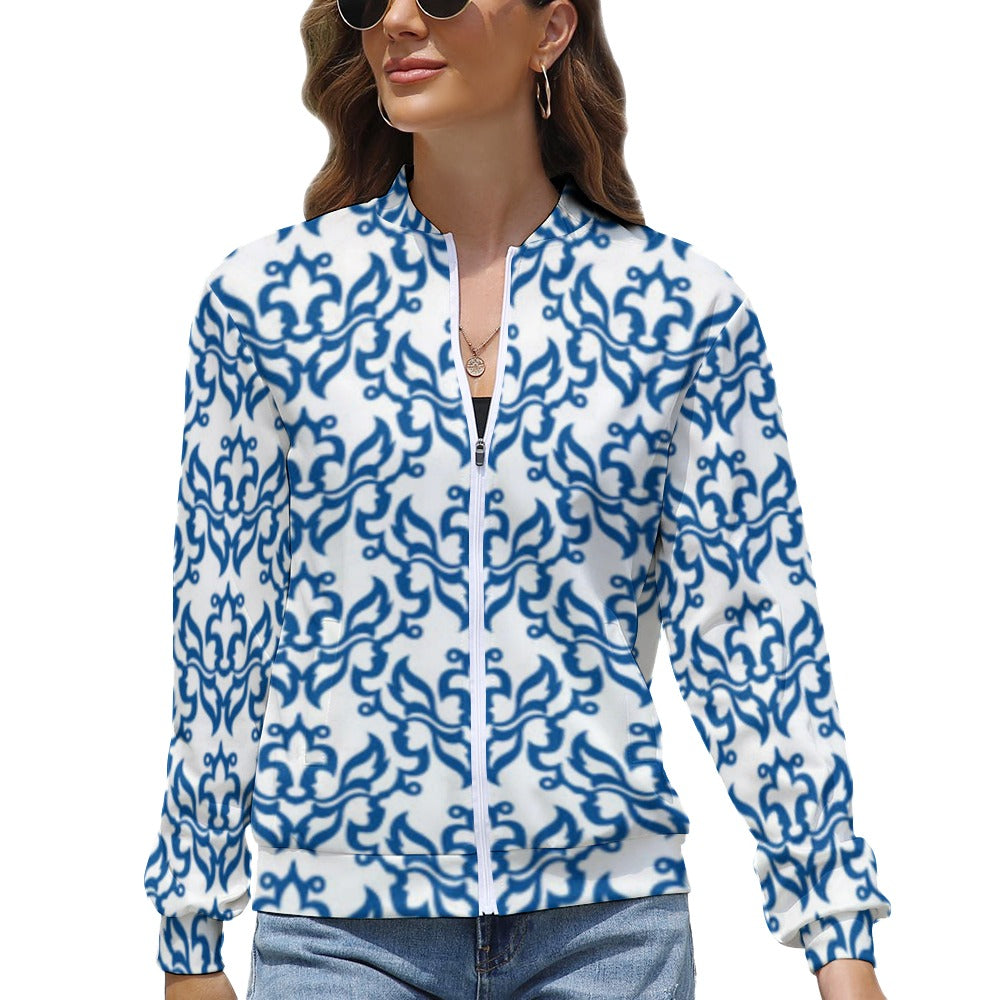 Women's Long Sleeve Zipper Jacket (10 Options) - KSC's Limited Edition Designer Collections