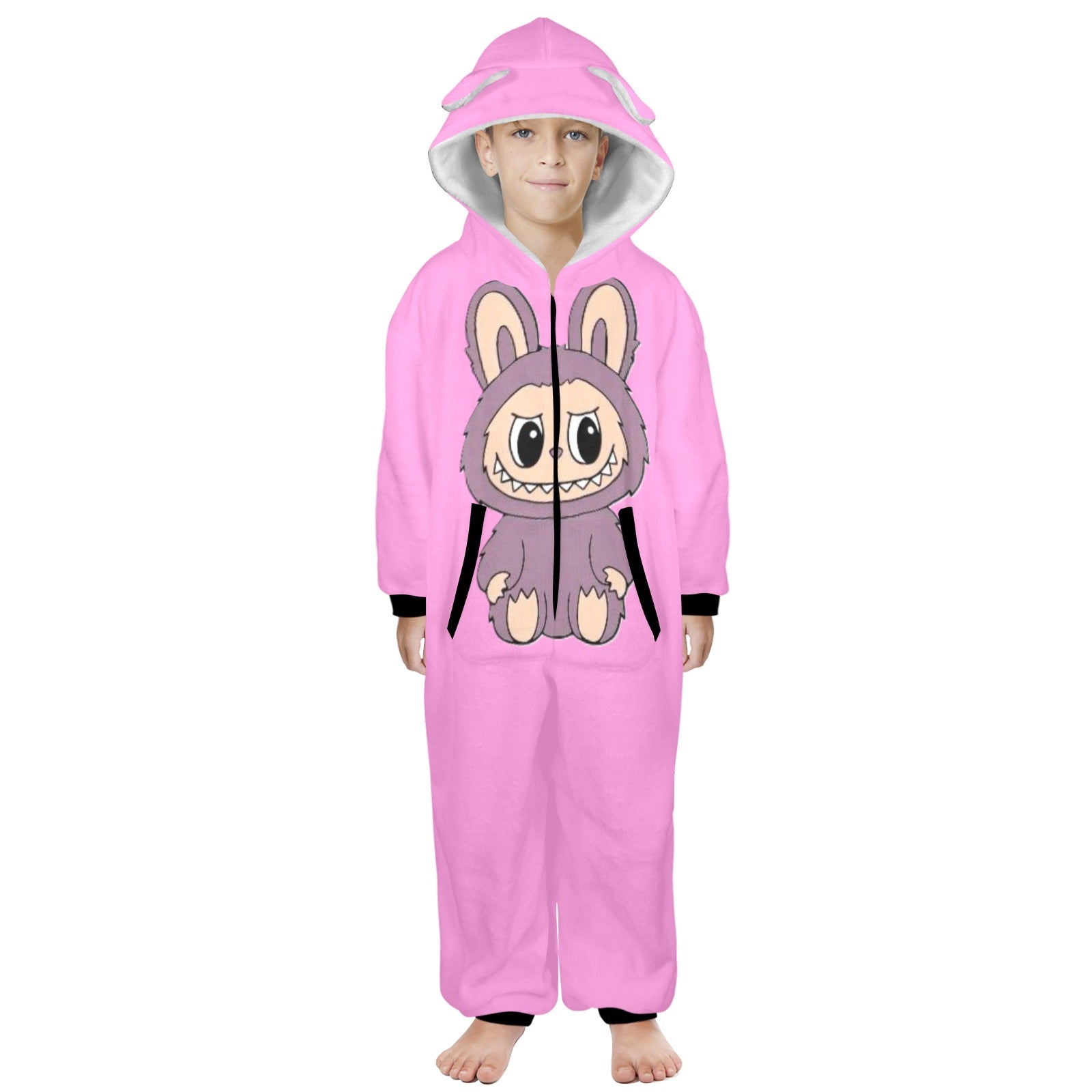 KSC's Exclusive Big Kids Onesie Labubu (8 to 15 Years) Pink Purple Labubu