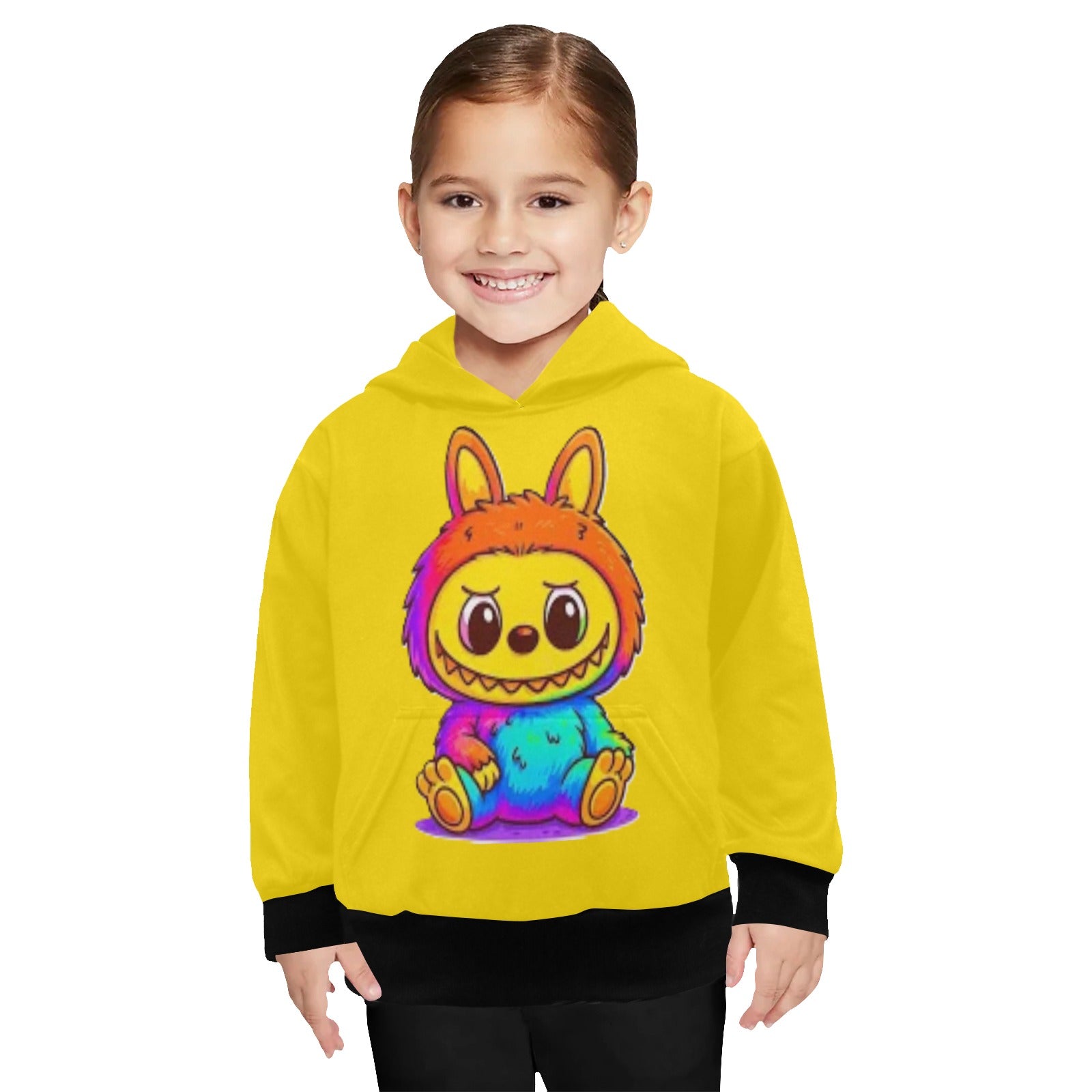 KSC's Limited Edition Labubu Hoodies -Little Girls' Long Sleeve Hoodie
