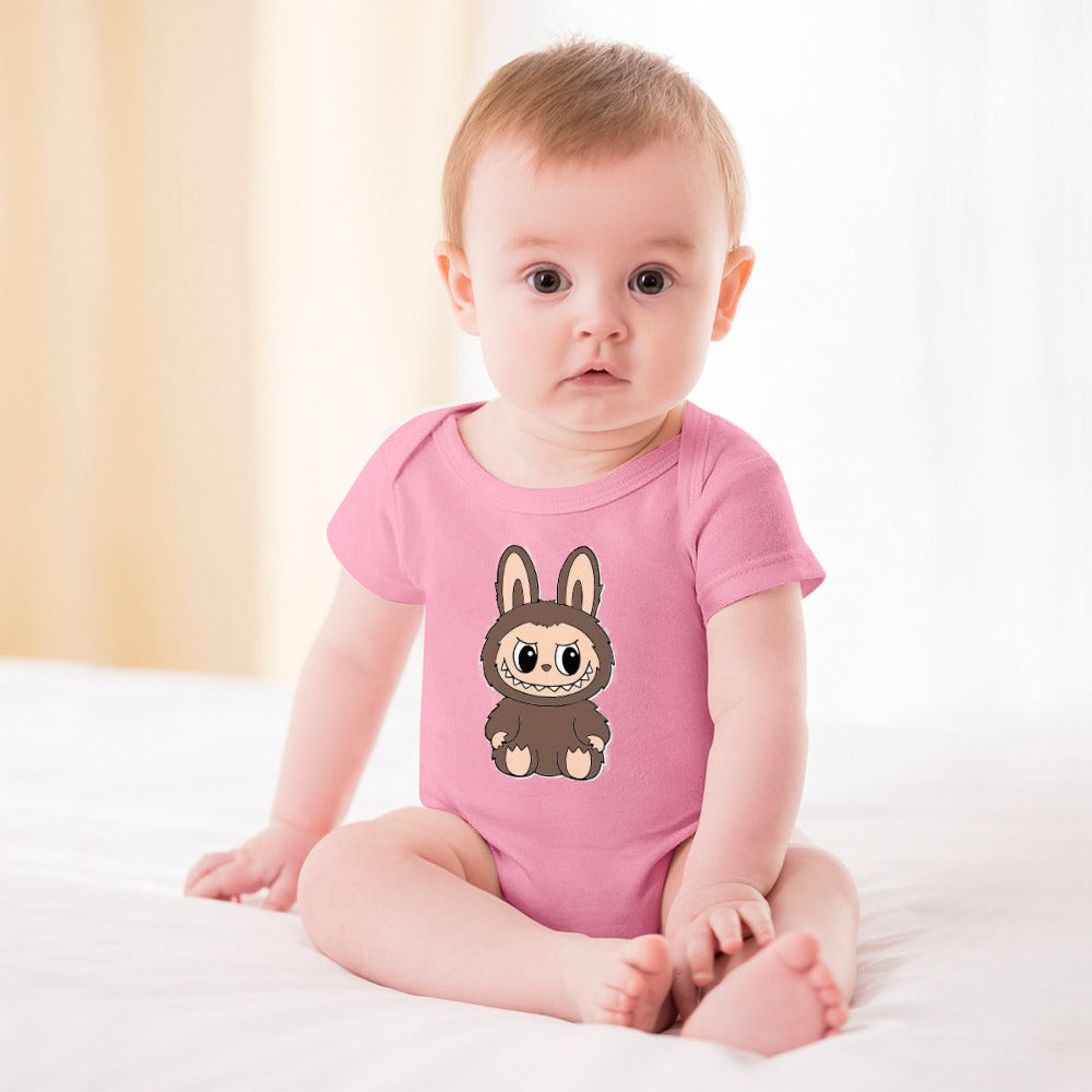 KSC's BABY LABUBU BODYSUIT -Short -Sleeve Baby's Bodysuit