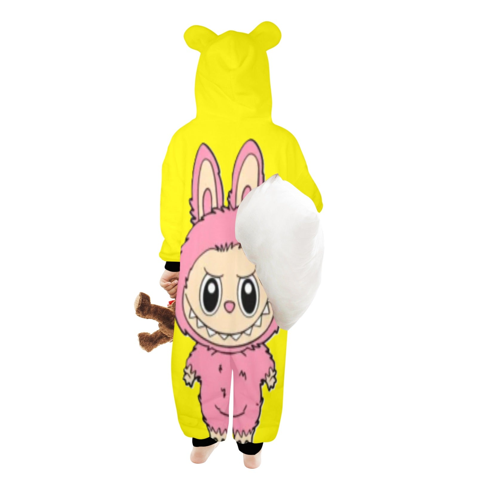 KSC's Exclusive Labubu Little Kids Onesies (2 to 7 Years Old) - Pink Labubu