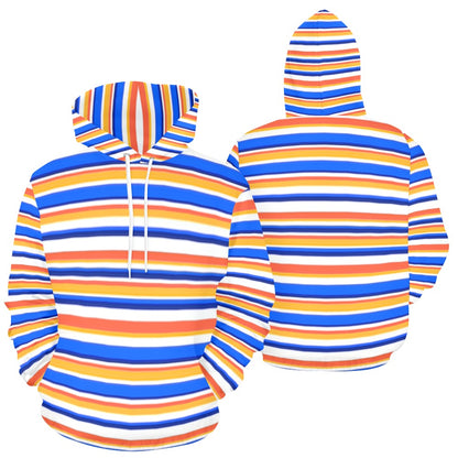 KSC's Exclusive Women's Stripe Design Hoodies Collection (10 Styles) Hoodie (Model H13)