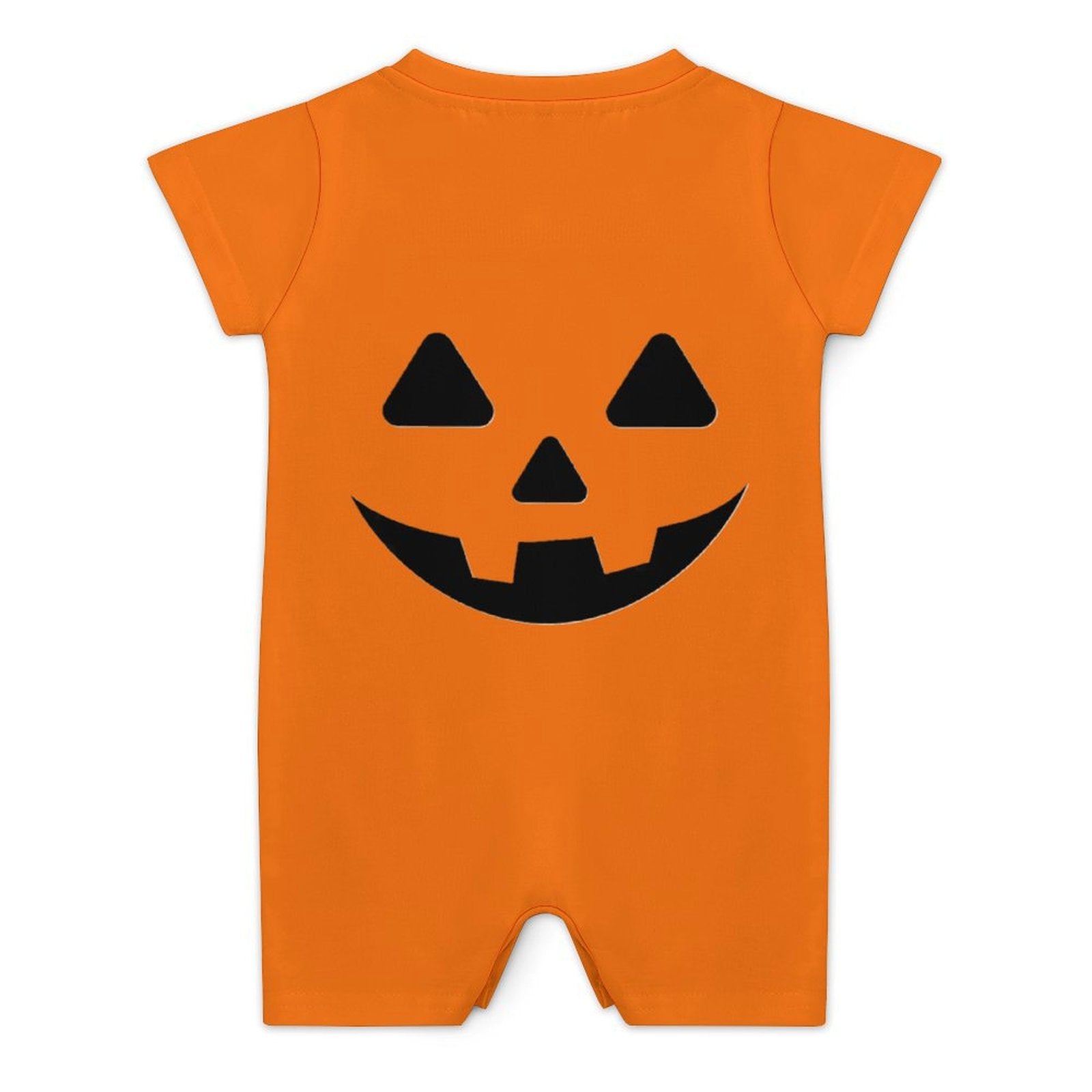 Baby Halloween Pumpkin Short-Sleeve Onesie Set Type 2