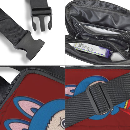🦸‍♂️Labubu Hero Trio Fanny – Justice League Power, Pocket-Sized - Labubu Heros (Superman, Batman, Hulk) Cross Body Bags - Fanny Packs for Adults Kids