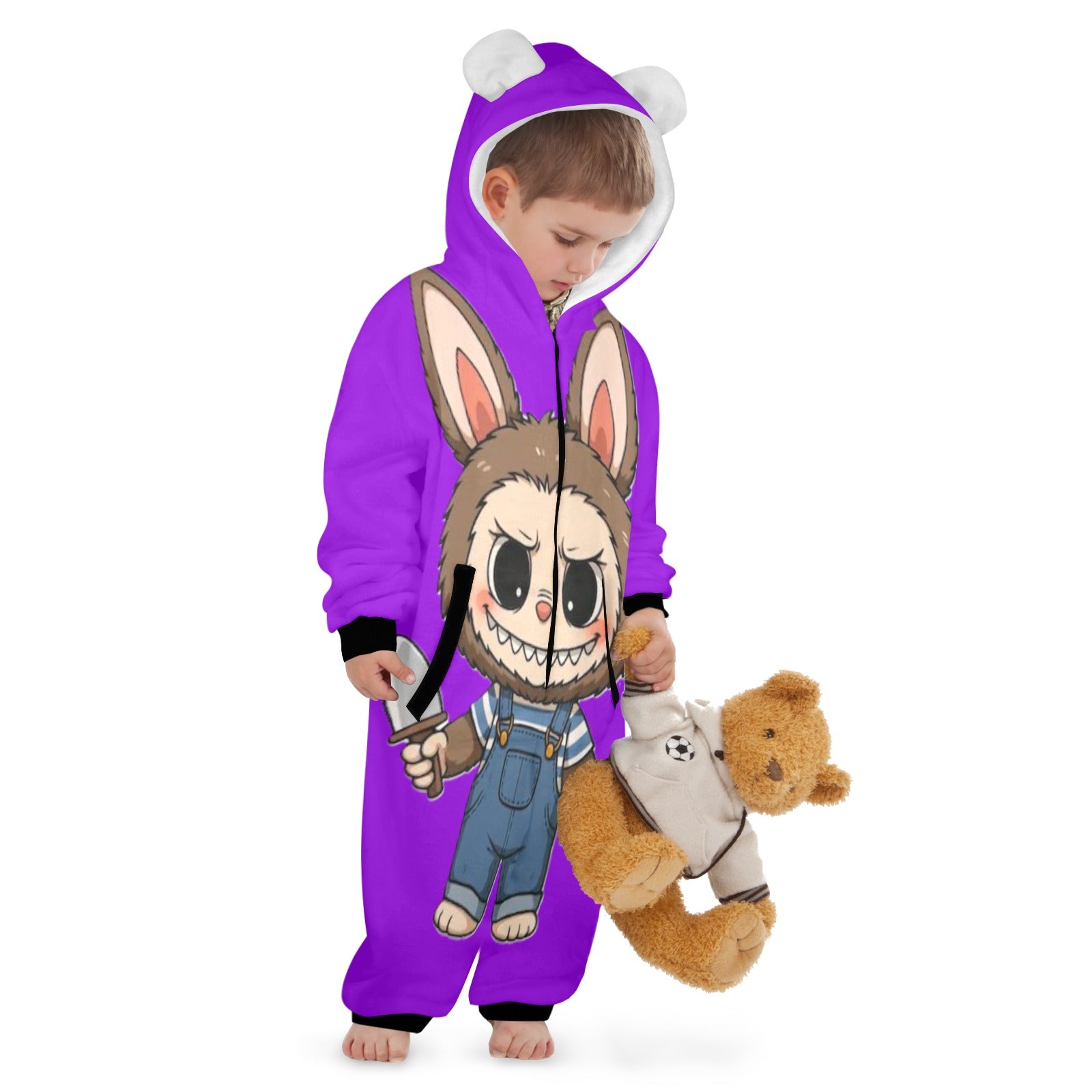 KSC's Halloween Exclusive Little Kids Unisex Onesie Labubu Chucky