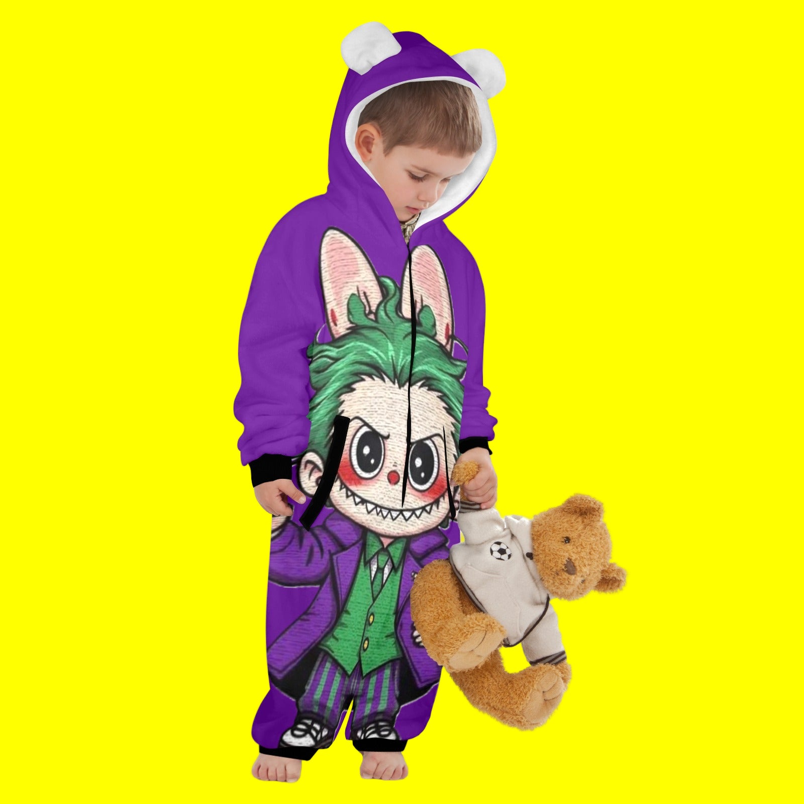 KSC's Halloween Lil Kid Unisex Onesie 2 to 7 years old - Labubu Joker