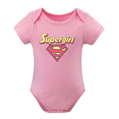 BABY GIRL CLOTHING CARTOON PRINT DESIGNS GIRL Short -Sleeve Baby's Bodysuit - CARTOON PRINTS