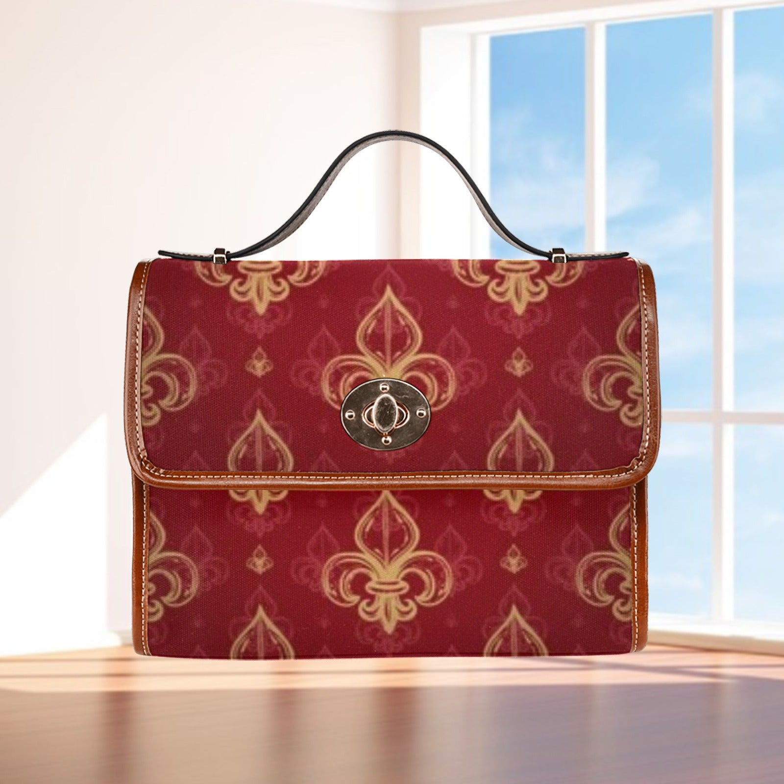 KSC's Custom Design's Waterproof Hand Bag-Brown Handle - 10 Options -Awesome Deal
