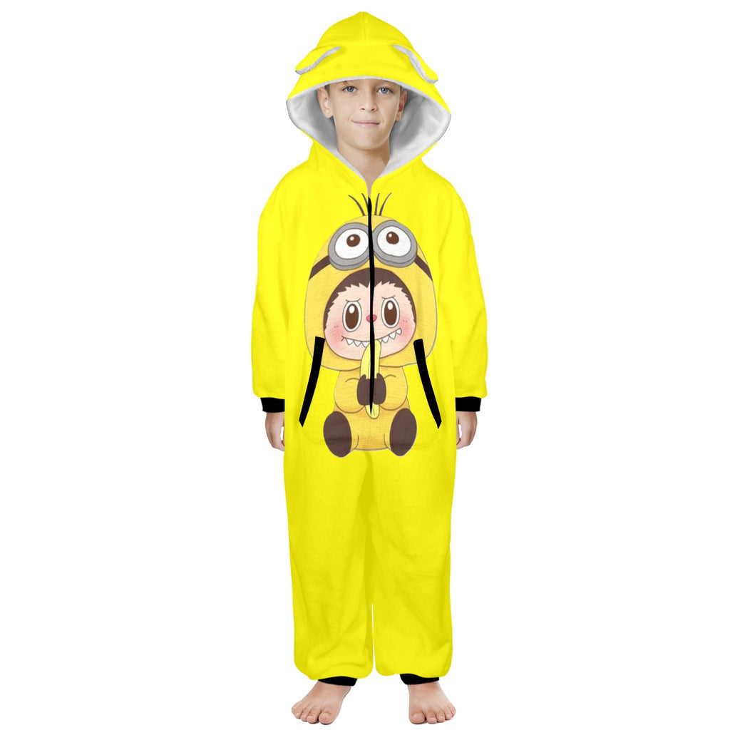KSC's Exclusive Big Kids Onesie Labubu (8 to 15 Years) Yellow Minion Labubu