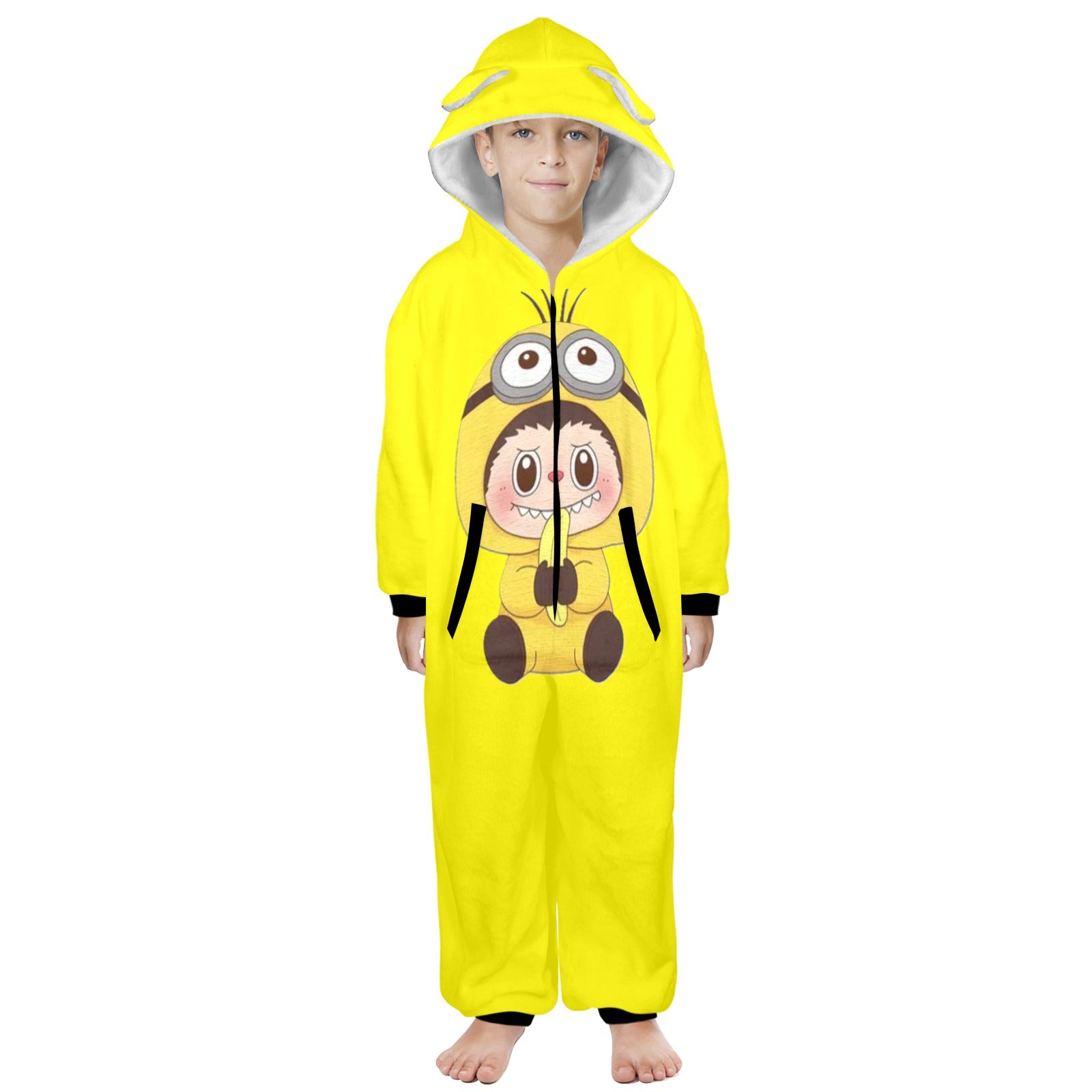 KSC's Exclusive Big Kids Onesie Labubu (8 to 15 Years) Yellow Minion Labubu