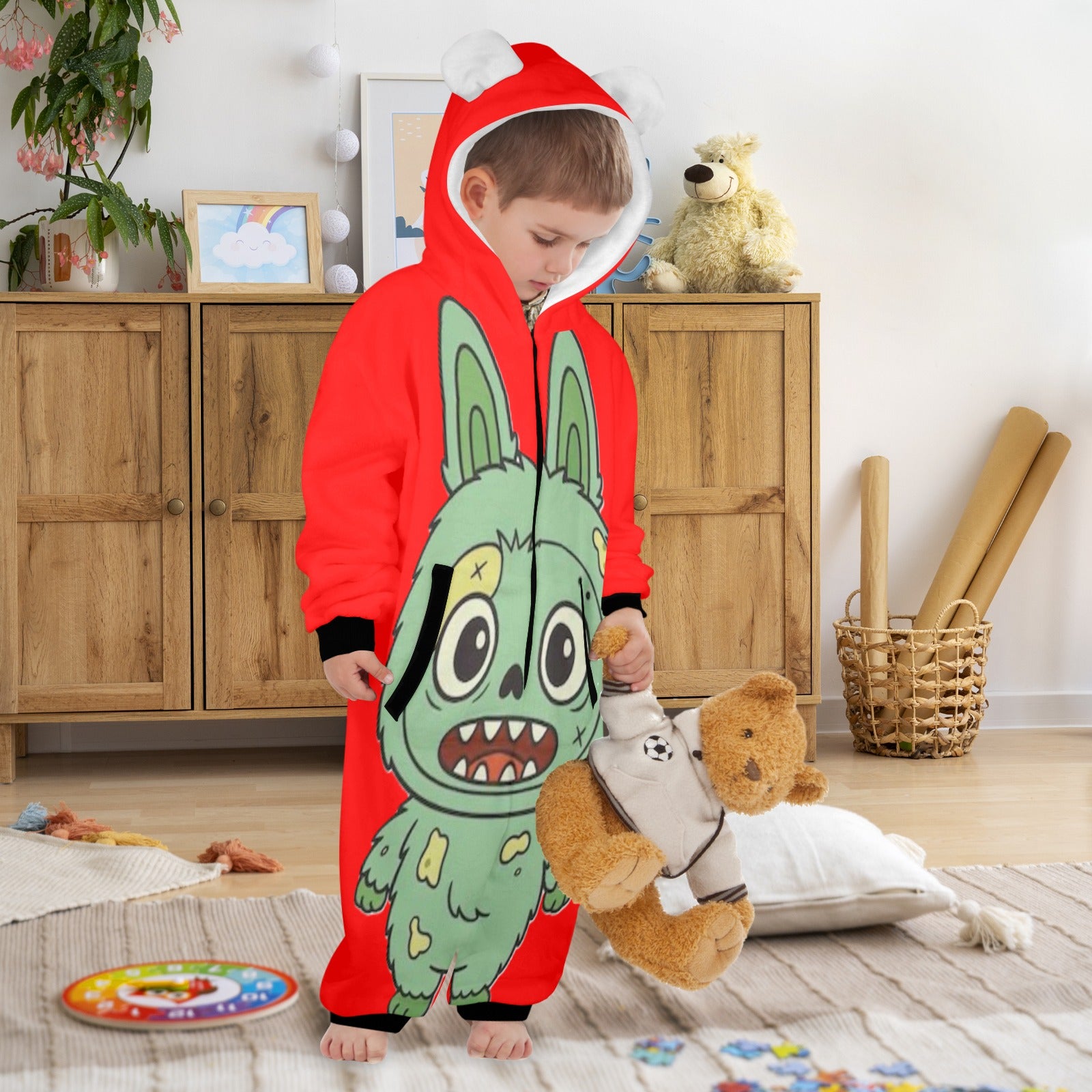 KSC's Halloween Exclusive Little Kid Unisex Onesie Labubu Zombie