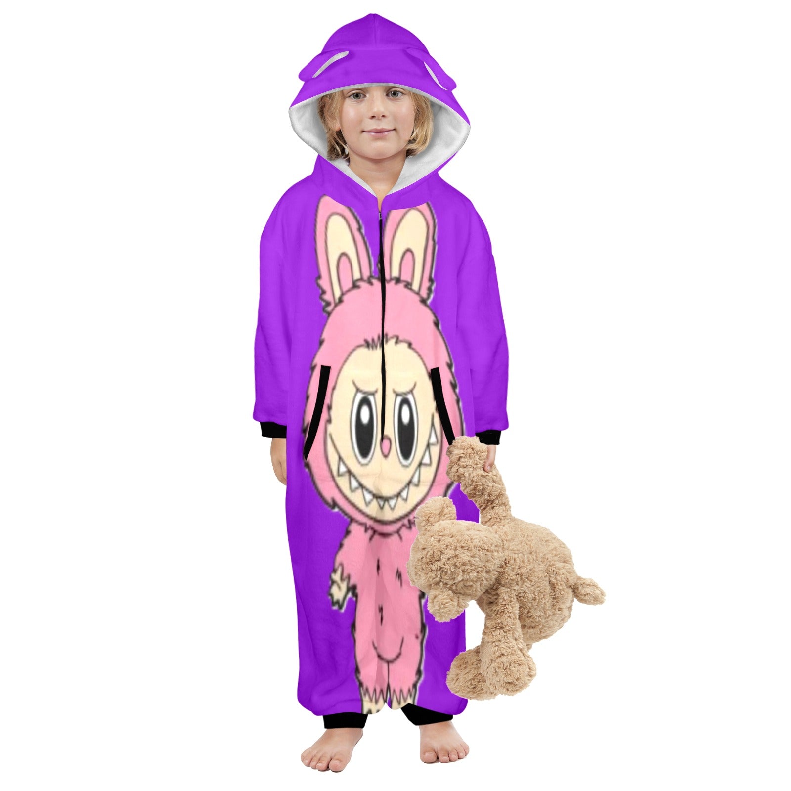 KSC's Exclusive Labubu Little Kids Onesies (2 to 7 Years Old) - Pink Labubu